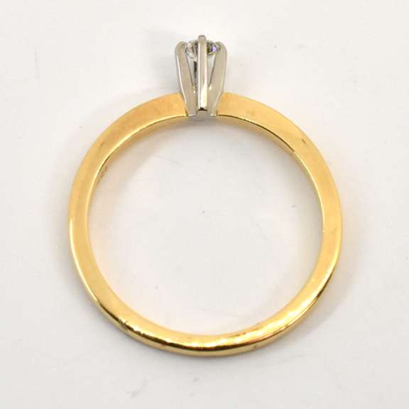 Lovely 18k and Diamond Promise Ring