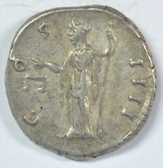 Scarce Antoninus Pius Roman Silver Denarius, 138-161 AD