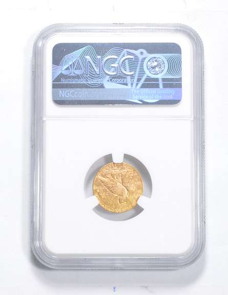 MS63 1929 $2.50 Indian Head Gold Quarter Eagle - Graded NGC