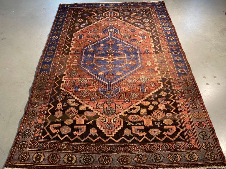 STUNNING PERSIAN VINTAGE RUG 4'.9"X7'.1"