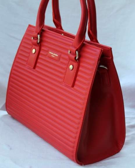 Stylish Red Color Designer Bag By David Jones-Paris