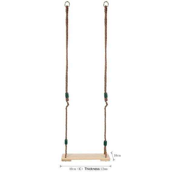 Wooden Tree Swing Seat Kit Set for Children