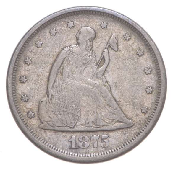 1875-S Seated Liberty Twenty-Cent Piece