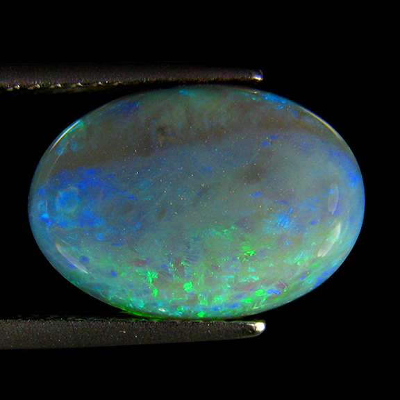 Very rare 4.16ct Lightning Ridge Black Opal