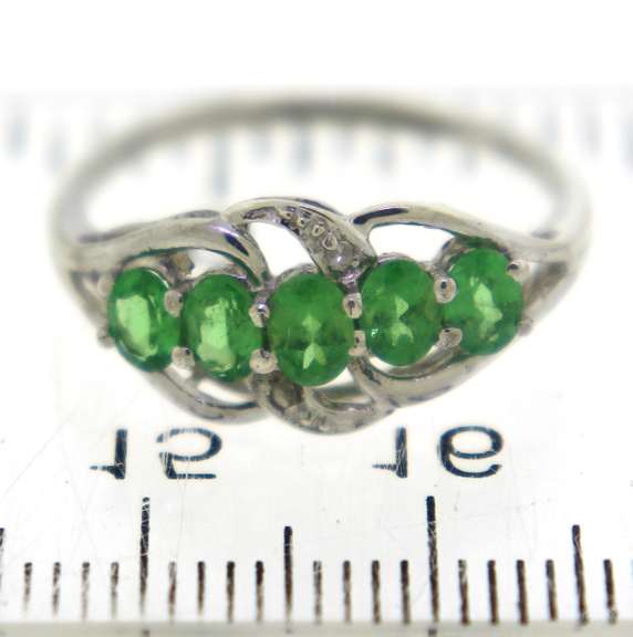 Sterling Silver Jade Ring