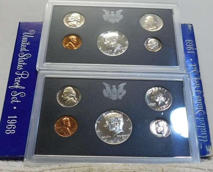 1968 & 1969 Sil PRF Sets w/Sil Kennedy Hf.