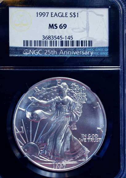 1997 NGC MS69 Silver Eagle