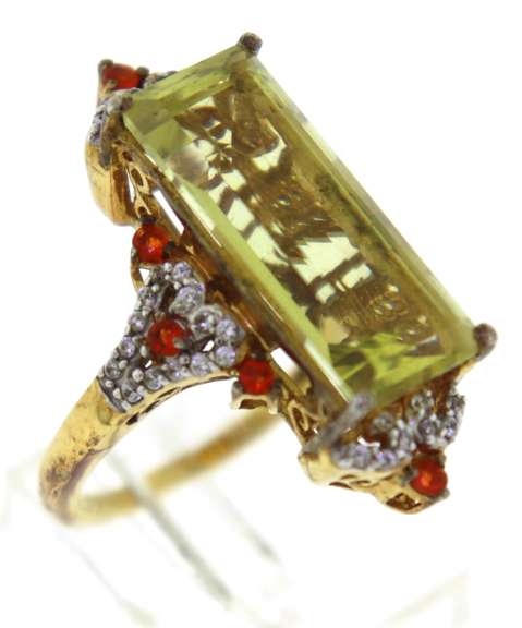 Sterling Silver Gemstone Ring
