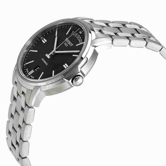 Tissot Day Date Black Dial Men's Watch