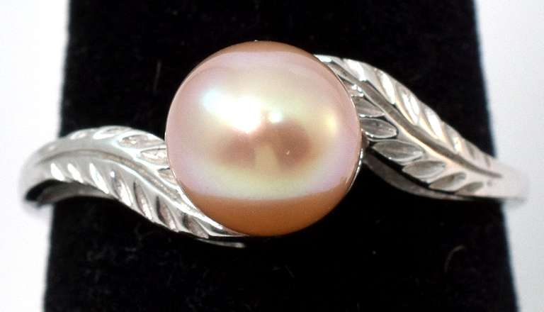 Sterling Silver & Pearl Ring