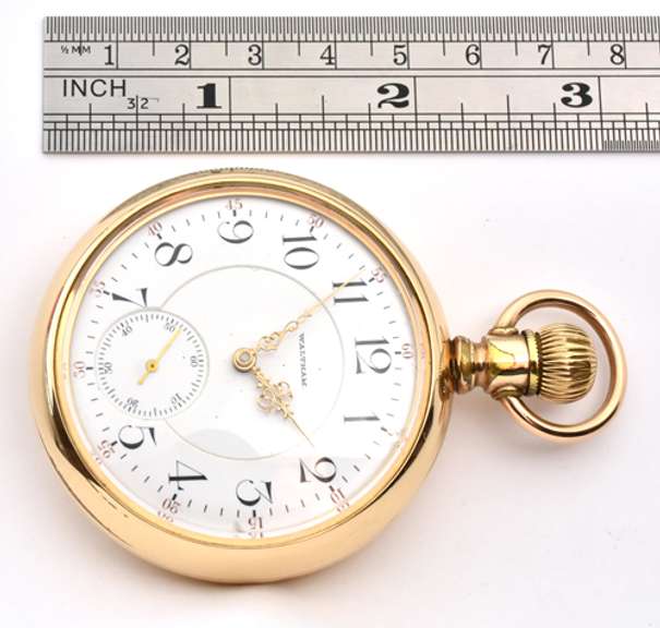 Beautiful Waltham 21J Gold Filled Pocket Watch