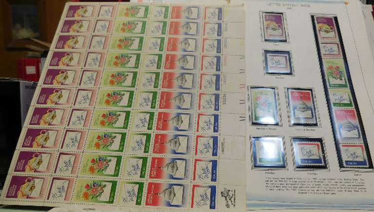 Stamps: Letter Writing $27.76