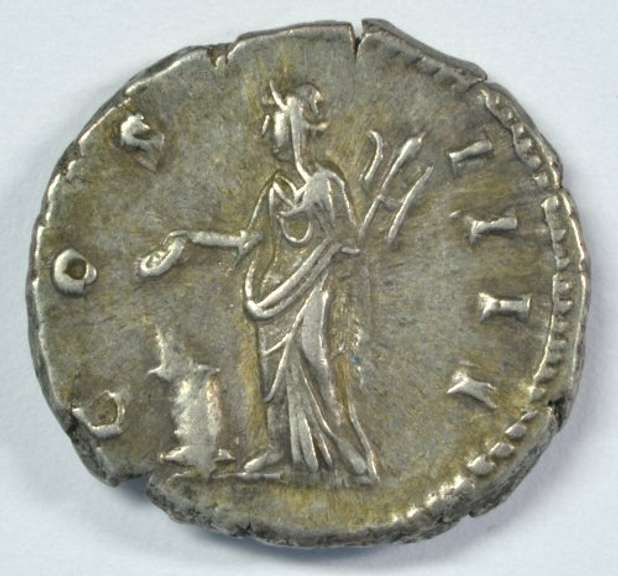 Nice Antoninus Pius Roman Silver Denarius, 138-161 AD