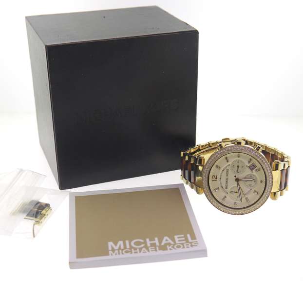 Micheal Kors Parker two tone Watch