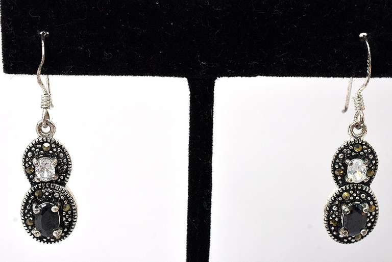 Sterling Silver CZ Earrings