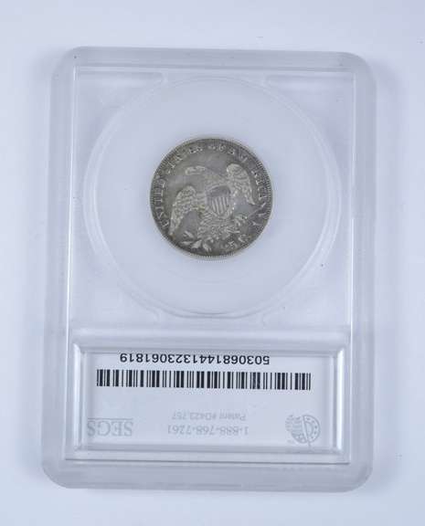 VF30 1835 Capped Bust Quarter - Graded by SEGS