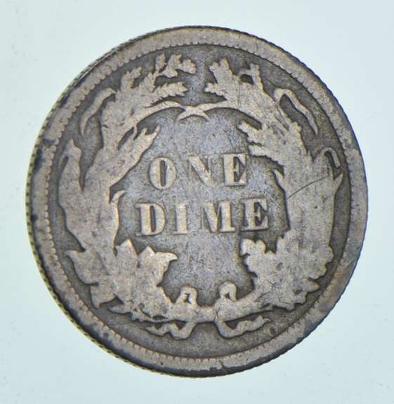 1863 Seated Liberty Dime