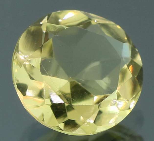 Glittering 3.55ct lemon yellow Citrine solitaire