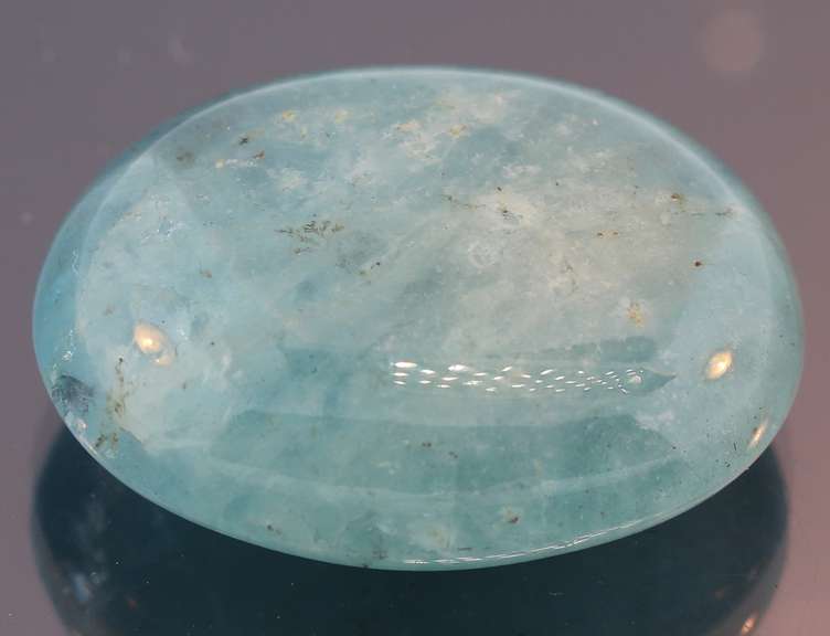 Massive 60.89ct sea blue Aquamarine cabochon
