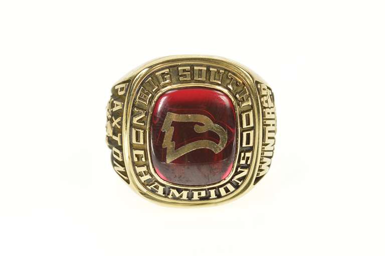 10K Yellow Gold 2000 Big South Championship Football Ring