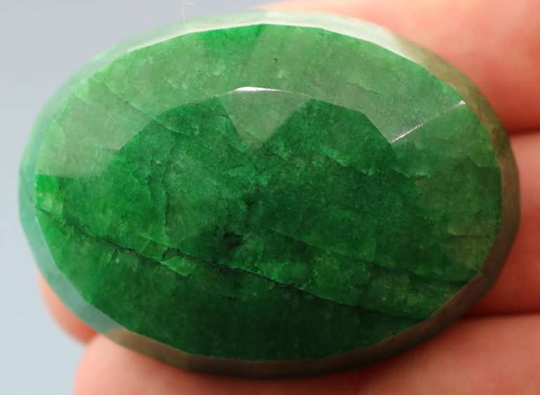 Heavy 198.5ct forest green Emerald