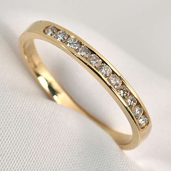 Channel Set Diamond Band