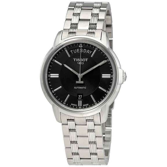 Tissot Day Date Black Dial Men's Watch