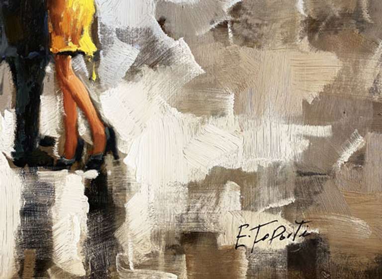 ONE OF A KIND  HAND PAINTED OIL PAINTING ON CANVAS