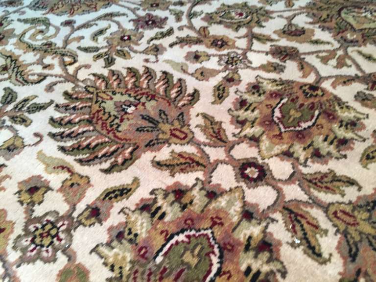 HAND KNOTTED JAIPUR RUG ROUND 8X8