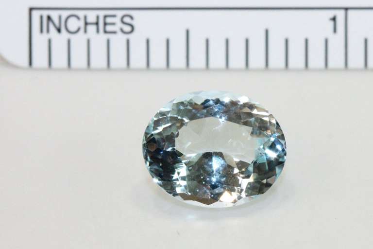 Sparkling Natural Aquamarine - 3.47 cts.