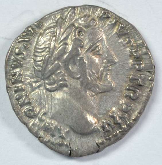 Mint Antoninus Pius Roman Silver Denarius, 138-161 AD