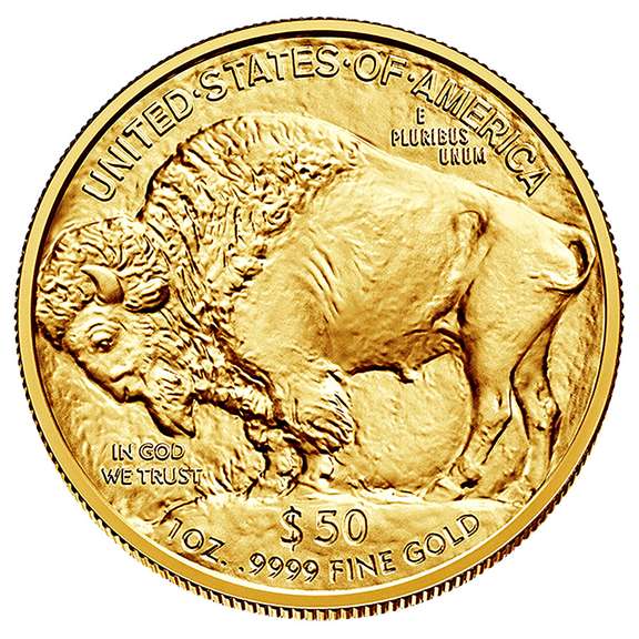 Uncirculated Gold Buffalo Coin One Ounce 2021