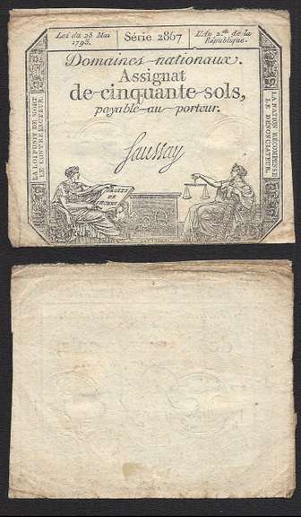 De-Cinquante Sols series 2687 1793