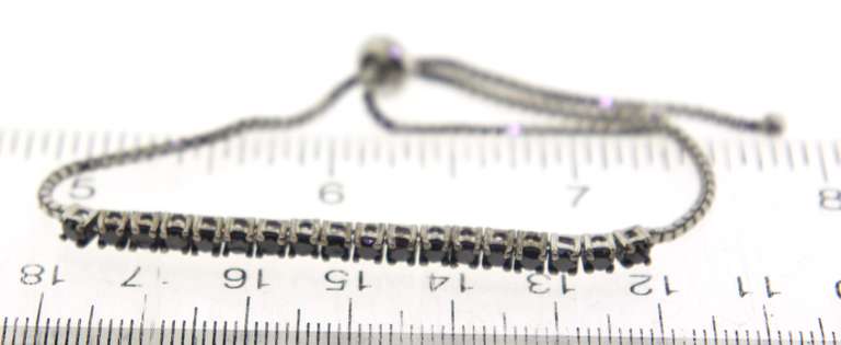 Black Onyx Box Chain Bracelet