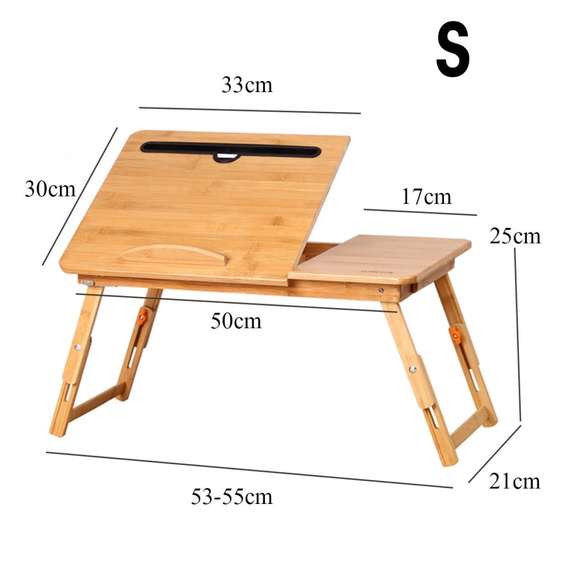 Wooden Laptop Desk Portable Folding