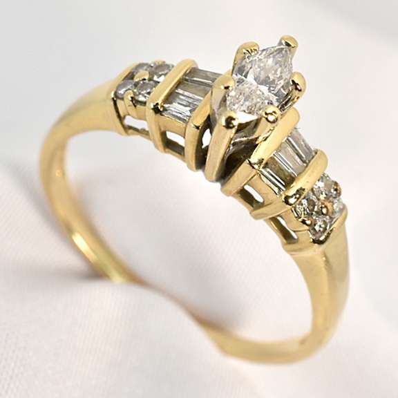 Estate Marquise Diamond Ring