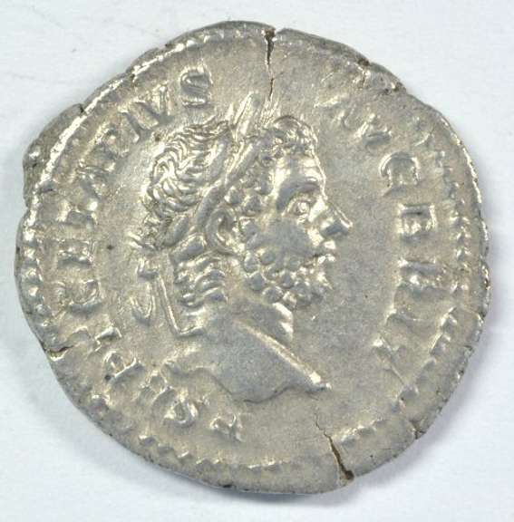 Scarce Geta Roman Silver Denarius, 209-211 AD. Nice!