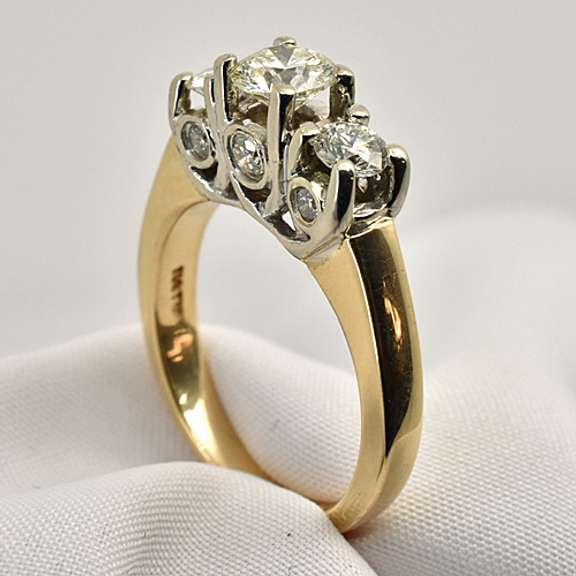 Contemporary Diamond Ring