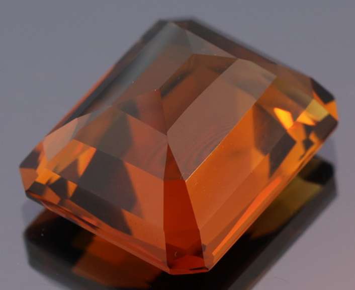 Top color AAA 31.48ct created Citrine