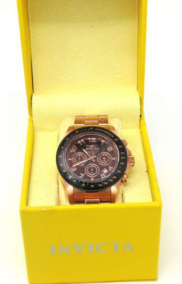 Invicta Specialty Chrono 2 Tone Rose Watch