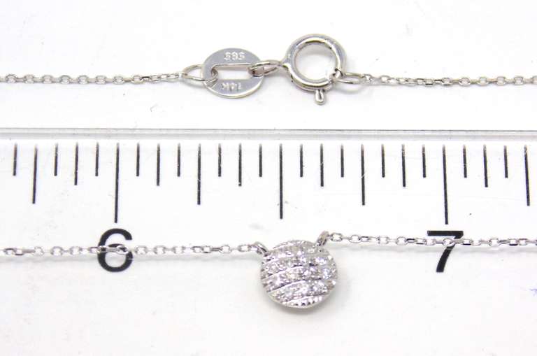 Dana Rebecca Lauren Joy Mini Disc Necklace
