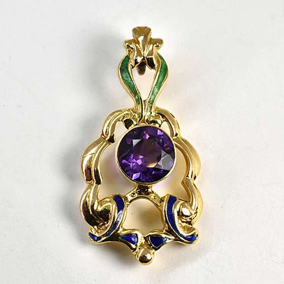 Unique Amethyst Pendant