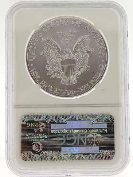 2012 Silver Eagle MS70