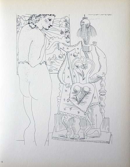 PABLO PICASSO, MODEL AND SURREALIST SCULPTURE