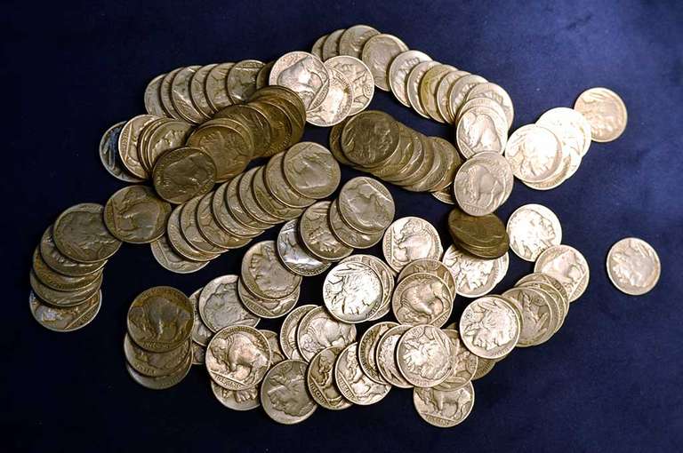 Bag Of Full Date Buffalo Nickel