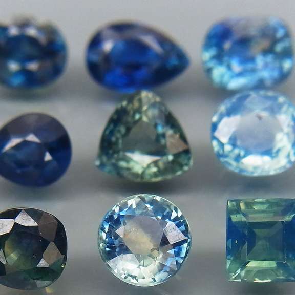 Heated only! 4.46ct blue Sapphire collection