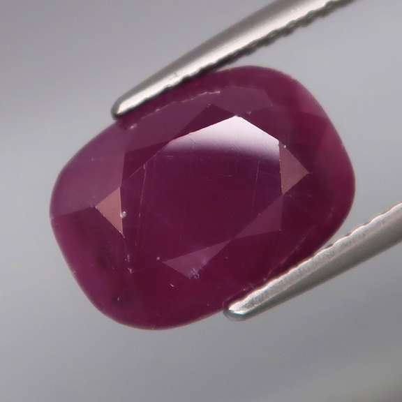 Captital 7.42ct UNHEATED cushion cut Ruby