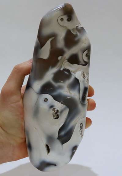 Impressive 7,135ct free form flower Jasper with stand