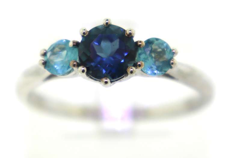 Sterling Silver Blue Topaz Ring