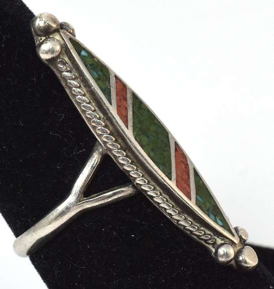 Vintage Sterling Silver Enamel